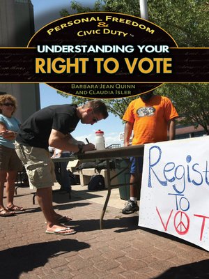 cover image of Understanding Your Right to Vote